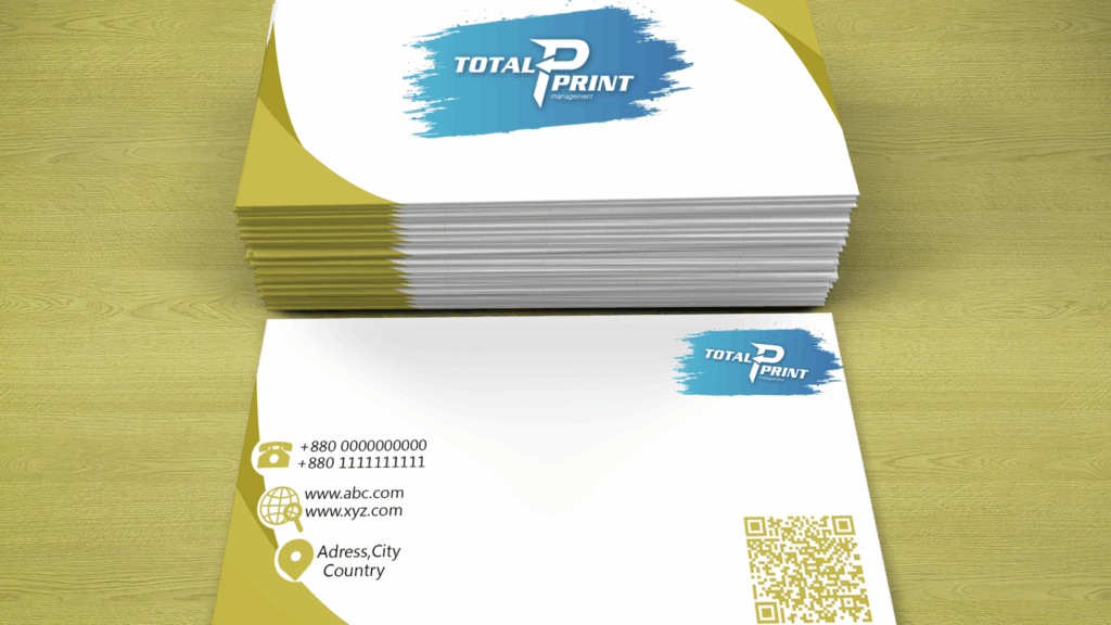 Premium QR code business cards