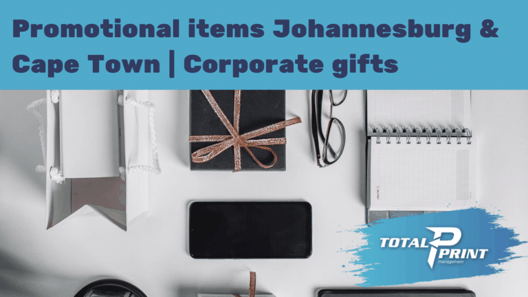 Promotional Items Johannesburg & Cape Town | Corporate gifts, various work items spread out next to eachother