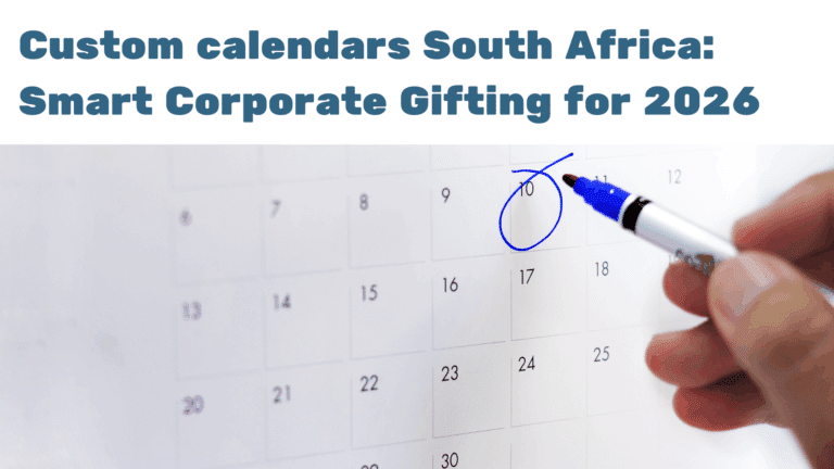 Custom calendars South Africa: Smart Corporate Gifting for 2026, person circling a date on a calender