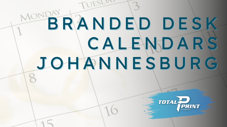 Branded desk calendars Johannesburg – tent calendar on modern workstation
