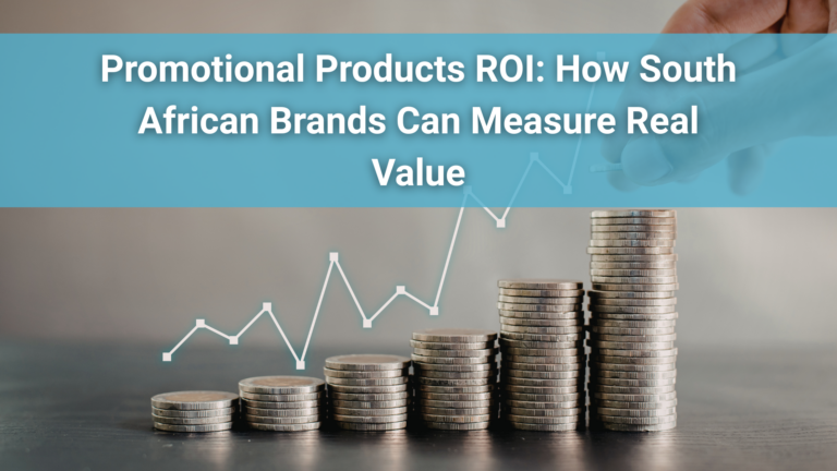 Promotional Products ROI: How South African Brands Can Measure Real Value, coins stacked next to eachother